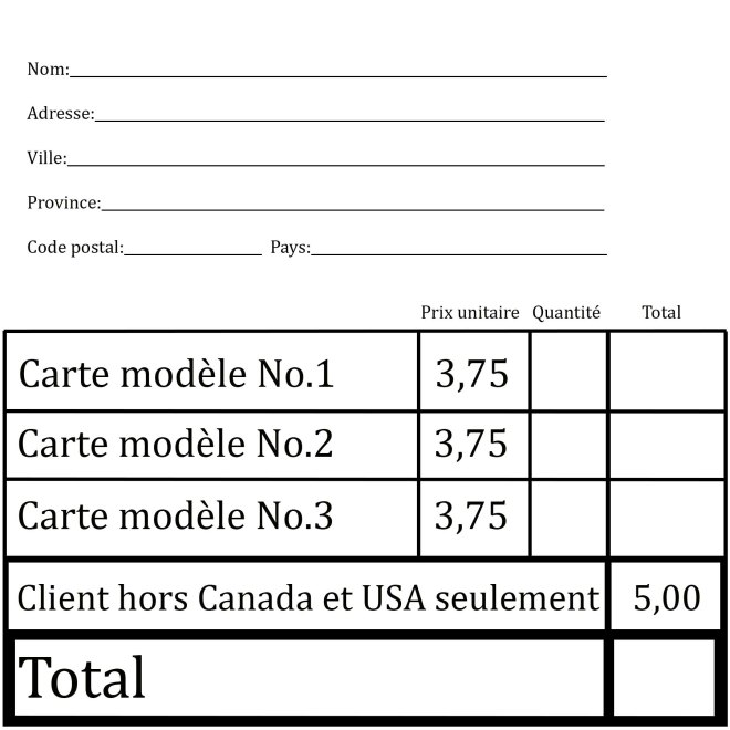 Bon de commande site web-Canada