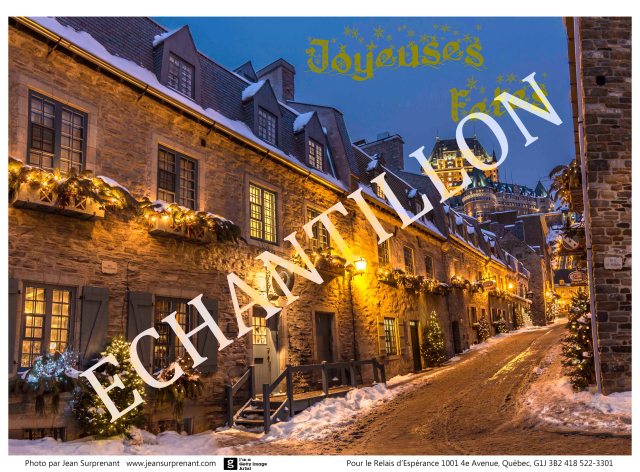 L’une des photos ayant servi de modèle pour les cartes de noël au profit du relais d’espérance.