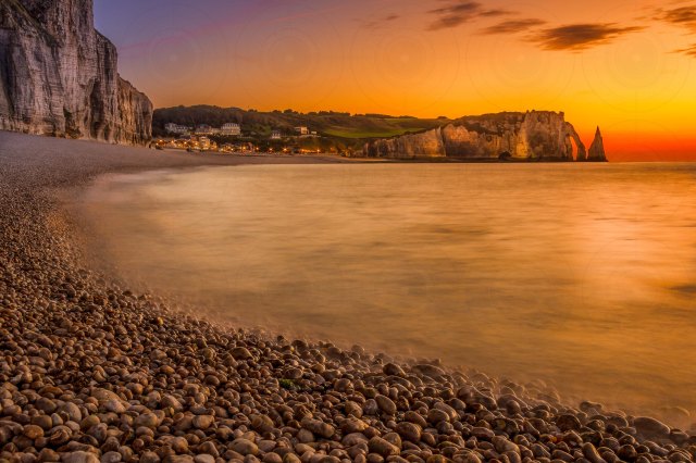 Etretat Beach Sunset DRI-Getty-Finale
